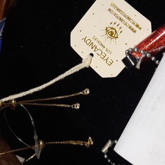 NWT LOT 2 GENUINE SOLID 14K YELLOW GOLD OVER STAINLESS CZ TENNIS BOLO BRACELETS - Picture 2 of 3